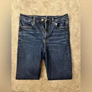 American Eagle Size 8 Curvy Super Hi-Rise Jegging